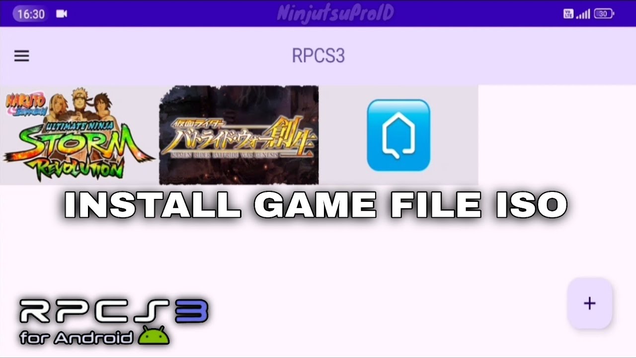 RPCS3 Android - Setup Complete Game File Iso