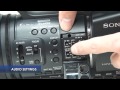 Video camera instructions Sony HDR AX2000