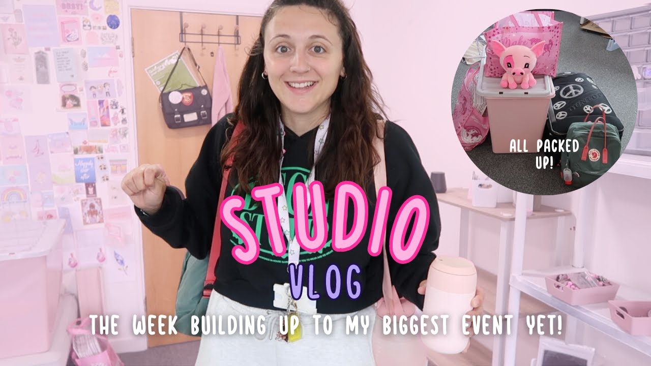 STUDIO VLOG - Prepping for my BIGGEST market yet! - YouTube