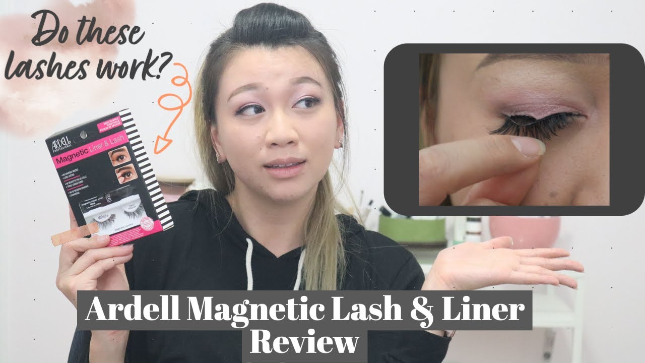 How well do the Ardell liner & lash work? eyelash review and tryon YouTube