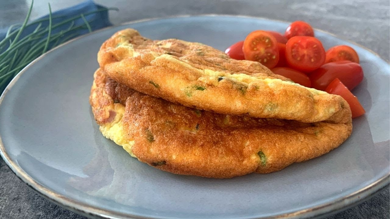 Я ПОКАЖУ ВАМ, КАК ПРИГОТОВИТЬ ПУШИСТЫЙ ОМЛЕТ С ВЕТЧИНОЙ