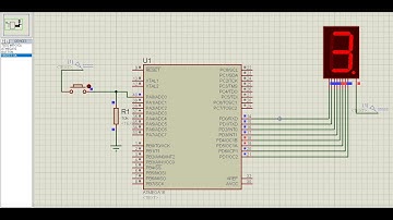Incrementing 7 segment value using push button with Atmega16