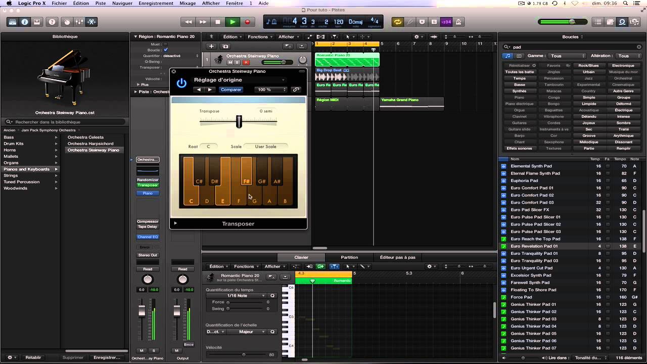 Randomizer Logic Pro Tutoriel Logic Pro X FRANÇAIS : Randomizer et Transposer - YouTube
