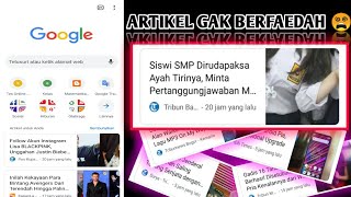 Cara Menghilangkan Saran Artikel di Bagian Bawah Google Chrome Android