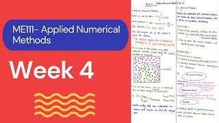 Applied Numerical Methods || Iterative Linear Solver || NPTEL-ME111 || Week4