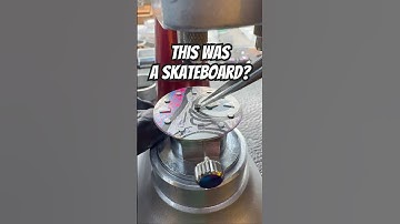 Made from recycled skateboards ♻️ #watch #watchdial #skateart #woodworking