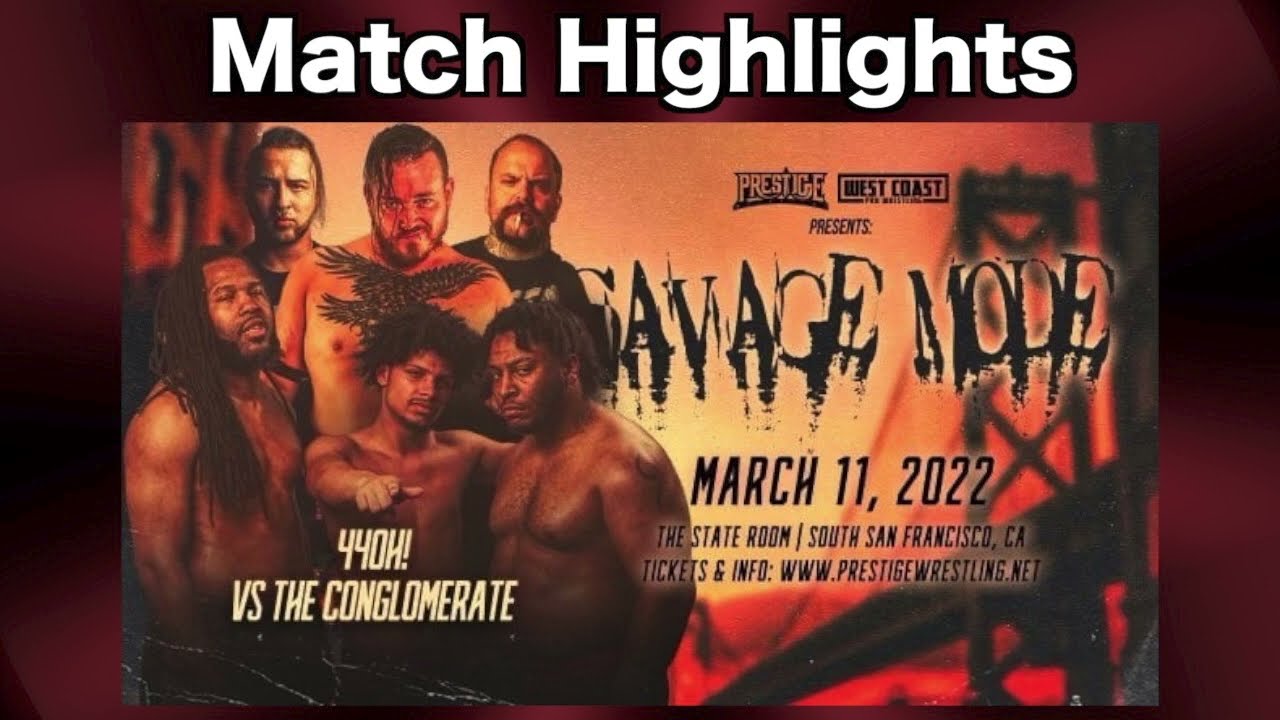The Conglomerate vs 44OH! at West Coast Pro Wrestling - Match Highlights