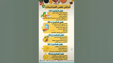 اعراض نقص الفيتامينات 