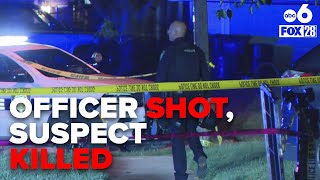 Police give update after officer shot in Grove City, Ohio