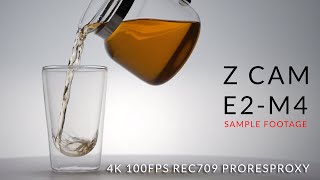 Z CAM E2 -M4 sample video 4K 100fps Prores proxy REC 709