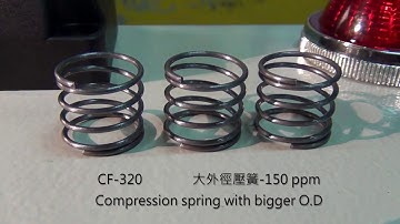 CNC Spring Machine CF-320- compression spring-150ppm-YHM