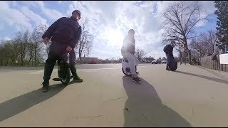 Kingsong Ks16 Electric Unicycle - Group Ride With Friends Part 2