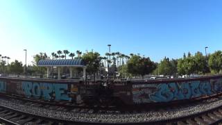 BNSF empty intermodal wells
