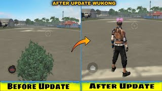 BEFORE UPDATE VS AFTER UPDATE |UPDATE CHANGES WUKONG ABILITY | CHARACTER MOVEMENT - GARENA FREE FIRE
