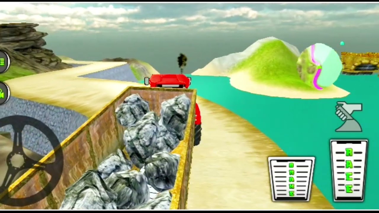 Hill Cargo Tractor Trolley Simulator Farming Game - Tractor Driving Game  