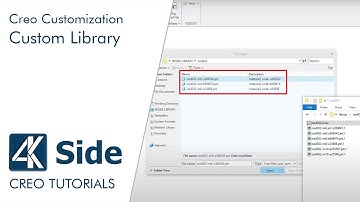 Creo Customization: Custom Standard Library in Creo