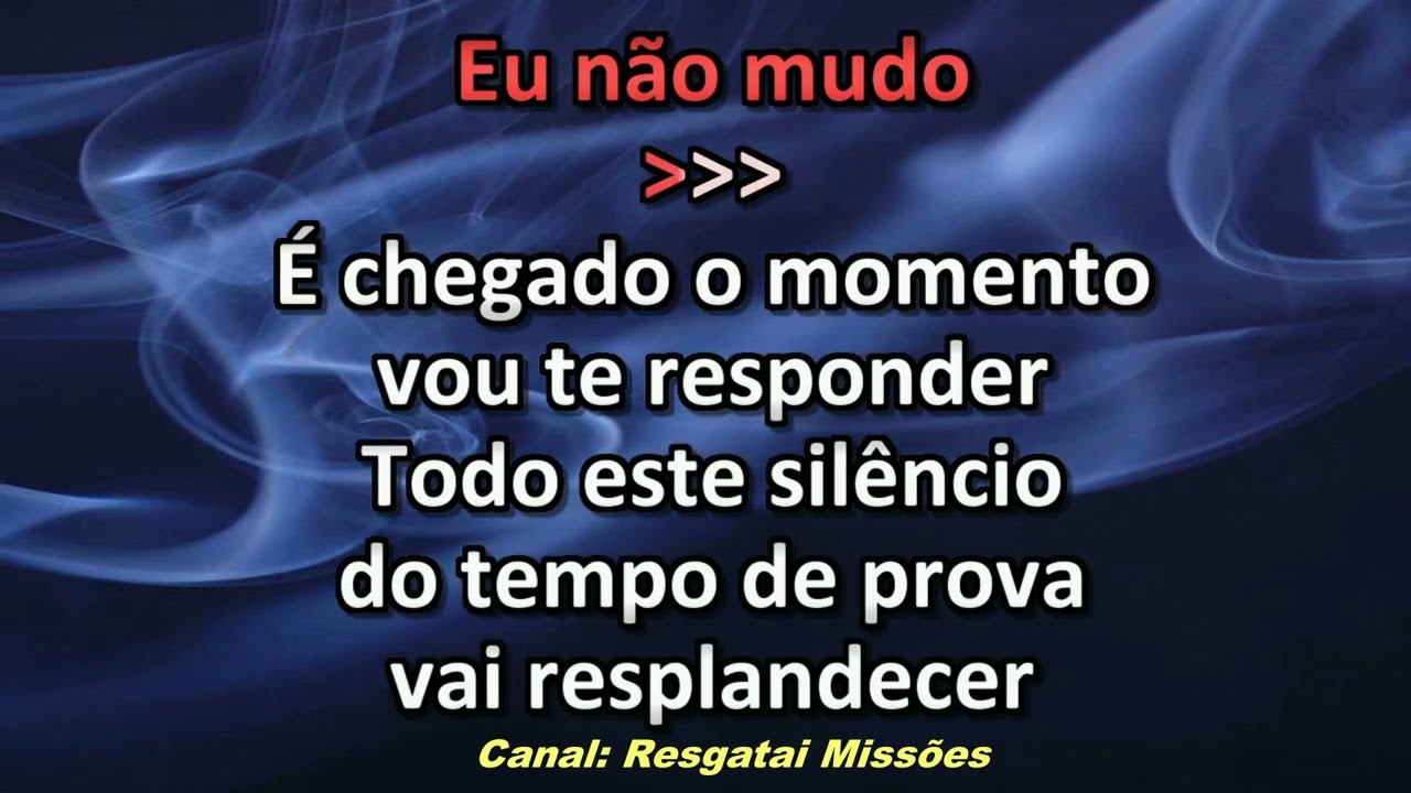 Adriana Aguiar - Eu Não Mudo - Playback - Karaokê