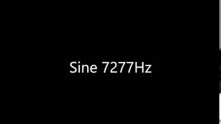 Sine 7277Hz Audio Only