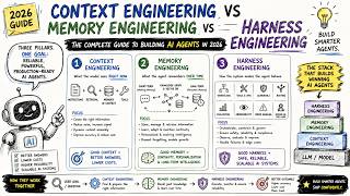 Context Engineering vs Memory Engineering vs Harness Engineering | Complete AI Agent Guide (2026)