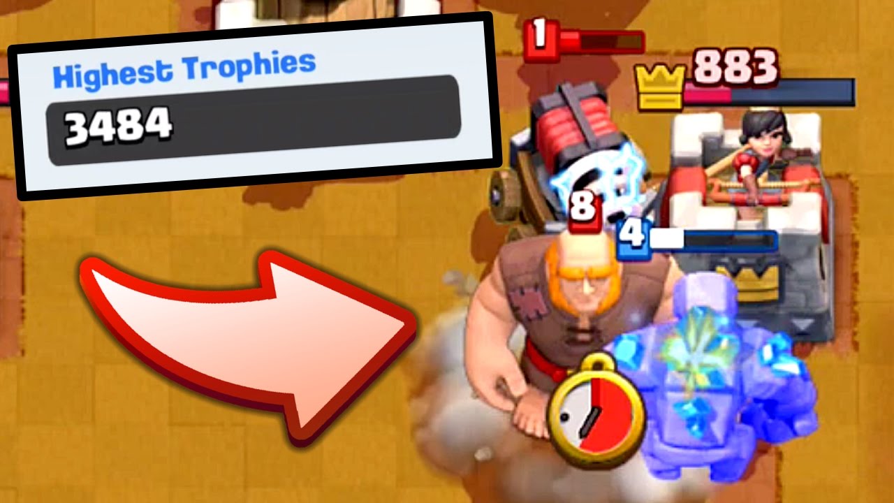 Let's Play Clash Royale #75: NEW TROPHY RECORD!