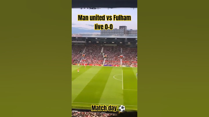 Manchester  United  Vs  Fulham live football match #manunited #footballmatch #fulham 0-0