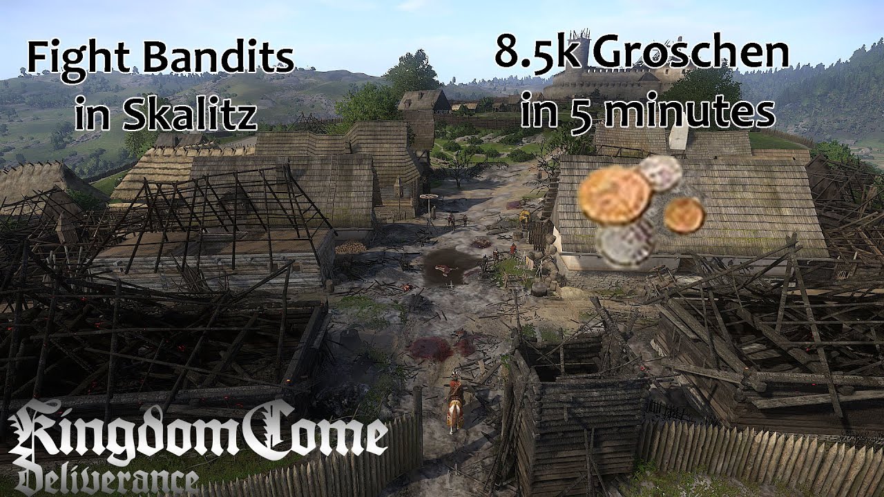 FASTEST WAY TO GRIND MONEY IN KINGDOM COME: DELIVERANCE | Hunting Bandits for 8.5k in 5 minutes