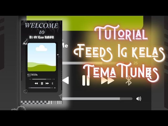TUTORIAL FEEDS INSTAGRAM KELAS TEMA ITUNES APPLE 🍎 - Dijamin gampang bangett || biyaw's tutorial class=