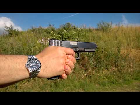 Glock .22LR gas operated conversion kit in action (2 of 2)