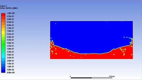 Two Dam break video (Animation): Ansys