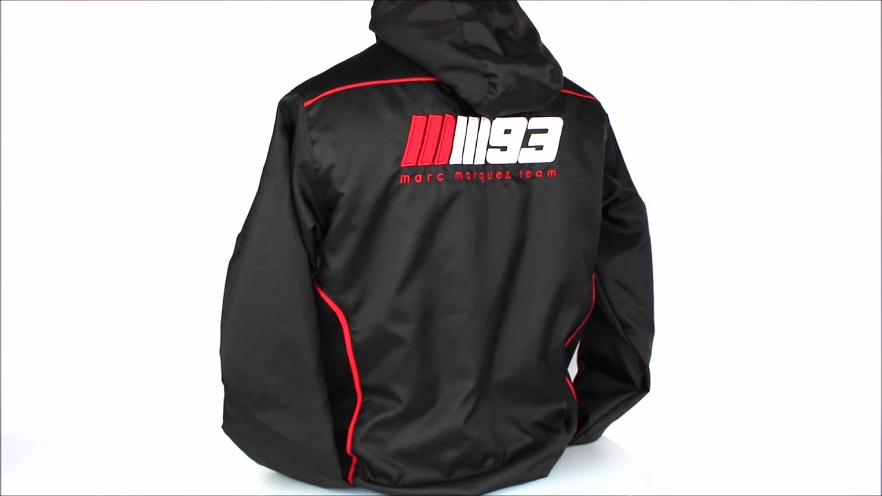 Chaqueta Softshell Marc Márquez Oficial 2017 MM93 Negra - YouTube