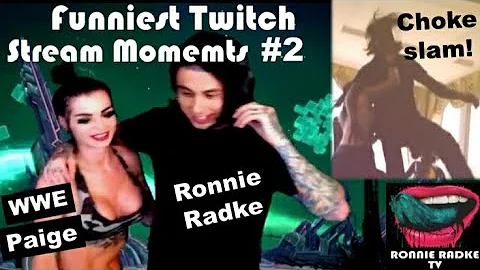 Ronnie Radke & Paige WWE ( Saraya ) - NEW Funniest...