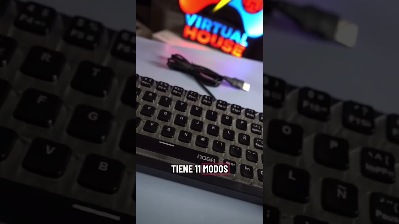 Teclado Mecanico RGB Switch Blue Pudding Cups Noganet NKB-67