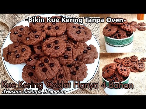 Kue Kering Coklat atau Kue Kering Chocolatos Hanya 4 Bahan no Oven