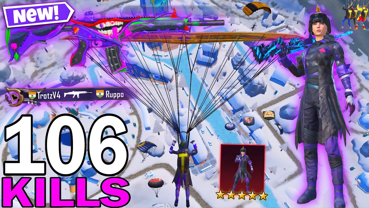 106 KILLS Wow!😈 NEW MODE BEST AGGRESSIVE RUSH GAMEPLAY 🔥SAMSUNG,A7,A8,J4,J5,J6,J7,J2,J3,XS,A3,A4,A5