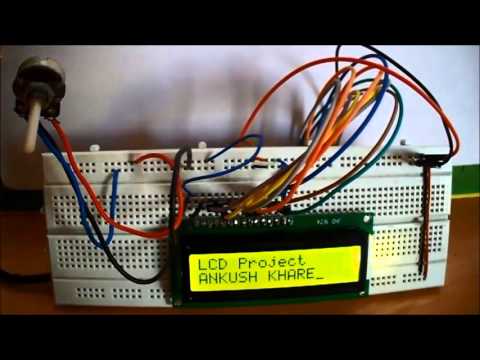 LCD interfacing 16*2 JHD 162A with MSP430 - Video 2