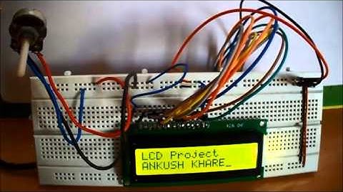 LCD interfacing 16*2 JHD 162A with MSP430 - Video 2