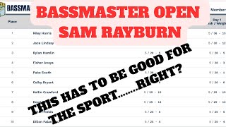 Bassmaster Open On Rayburn (Look at the results, is this a good thing?)