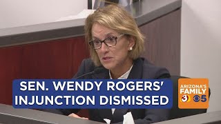 Judge dismisses Sen. Wendy Rogers' injunction