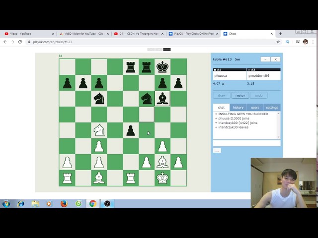 Phu Lang Tu 's Stories  How to play chess online 2020 - playok.com and OBS  