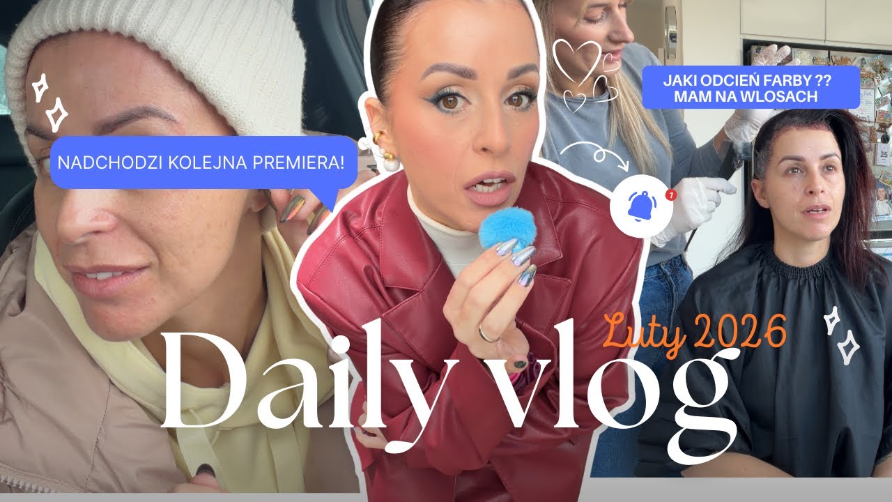 DAILY VLOG | LUTY 2026- Mam dla Was niespodziankę, Moja Fryzjerka robi mi Włosy, Mierzymy