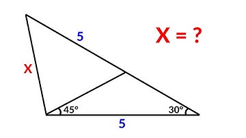 USA Math Olympiad Geometry Problem | Find the length X