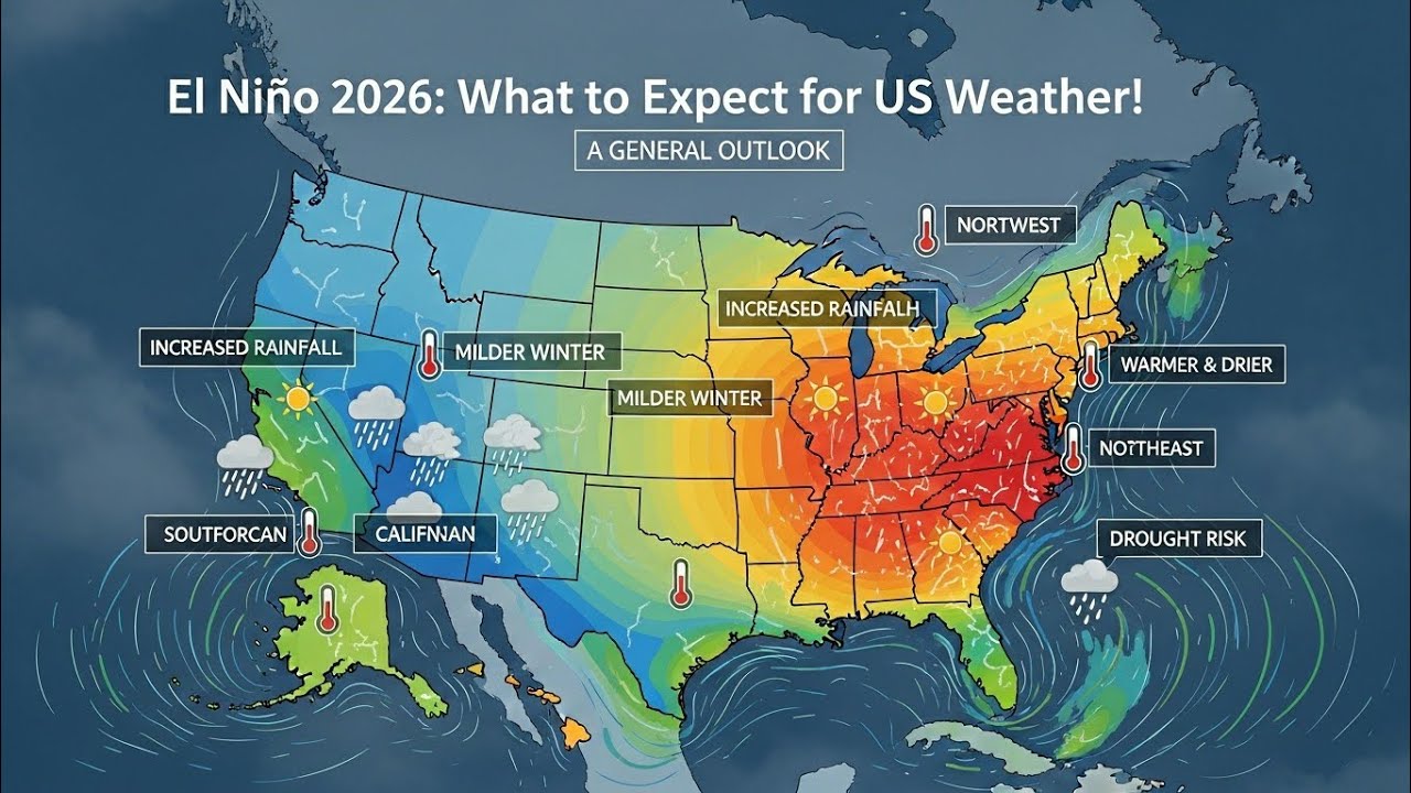El Niño 2026: What to Expect for US Weather! - YouTube
