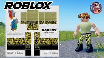How to Make Custom Pants in Roblox!