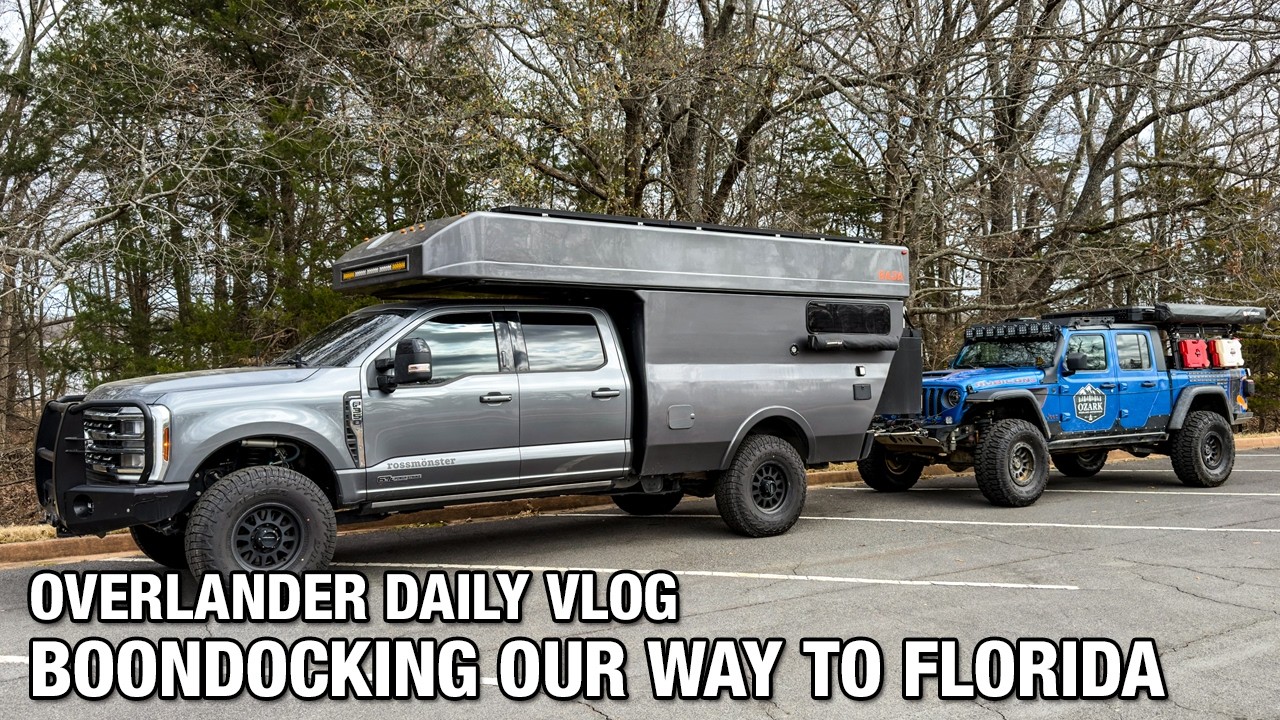 Overlander Daily Vlog - Boondocking Our Way to Florida - canons, river boats and Kermit the Frog