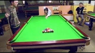 Chinese woman pulls off incredible trick shot screenshot 3