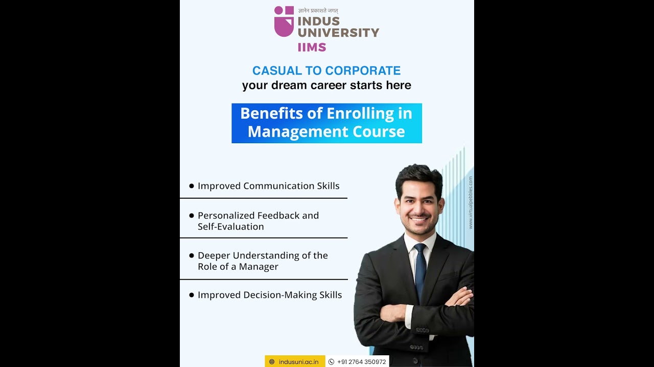 Management Studies course at Indus University