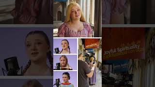 Fiona (Shrek) meets Rapunzel (Tangled) ☀️💜🦎 #iknowitstoday #fiona #rapunzel #disney #cover #musical @SecondStarStudio