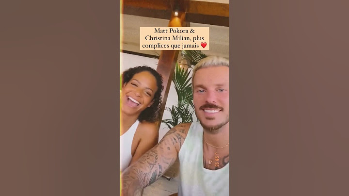 Un coucou aux rumeurs 🤣👌🏼 #mattpokora #mpokora #christinamilian #couple