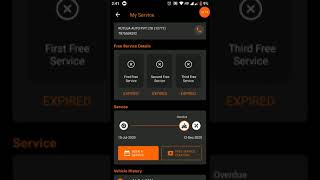 KTM Care App - Walkthrough of few of the features using location permission. screenshot 1