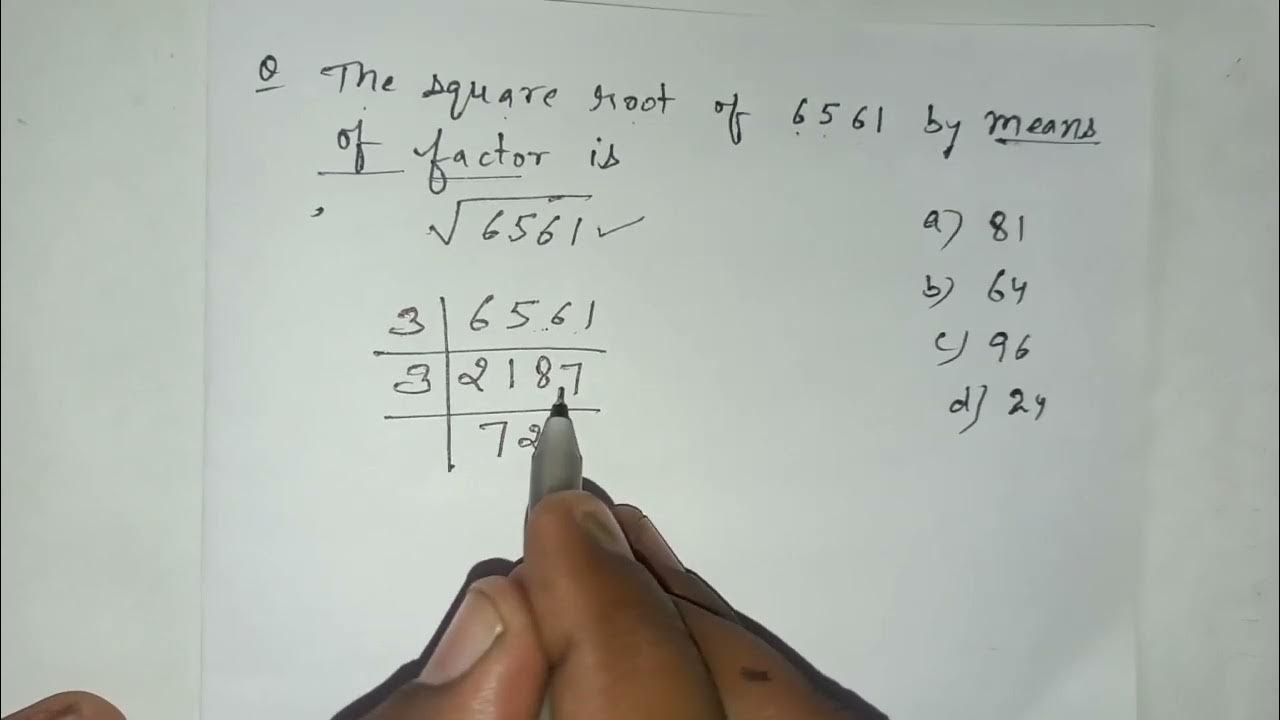 How To Find The Root Of 6561 YouTube how-to-find-the-root-of-6561-youtube